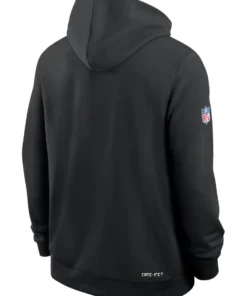 New Orleans Saints Black 2026 Crucial Catch Sideline Pullover Hoodie