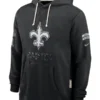 New Orleans Saints Black 2026 Salute To Service Hoodie