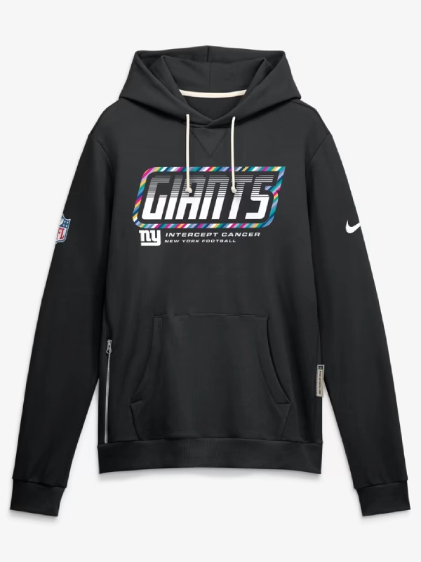 New York Giants Black Crucial Catch 2026 Hoodie