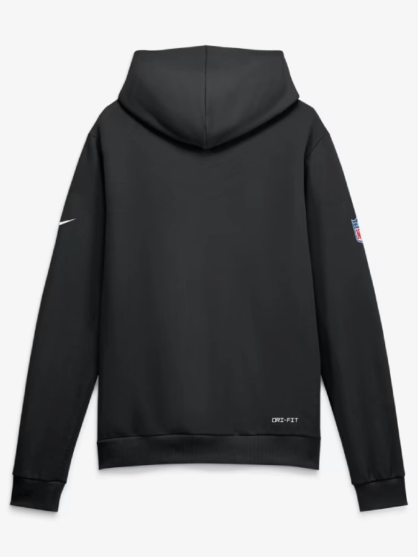 New York Giants Black Crucial Catch Sideline Pullover 2026 Hoodie