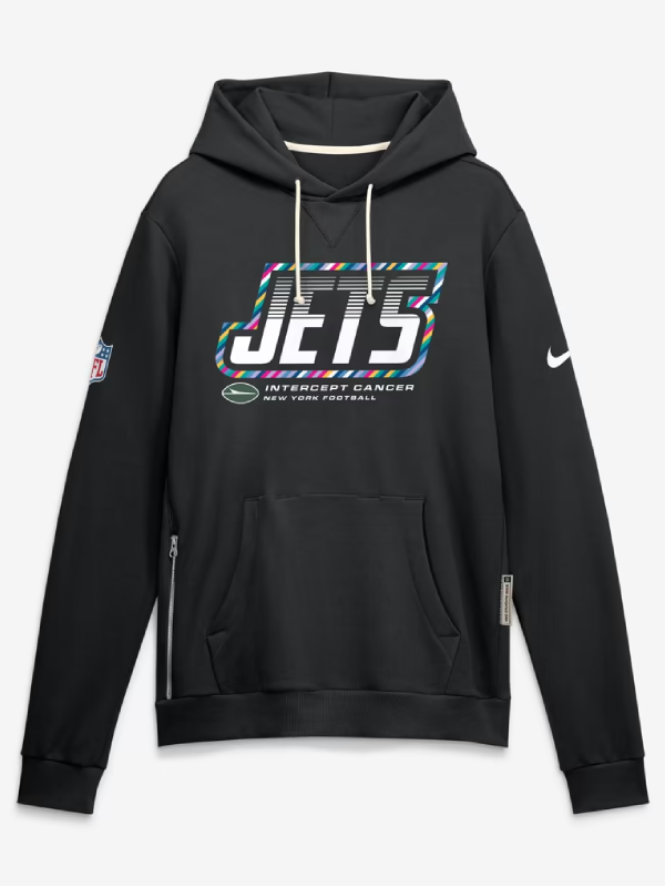 New York Jets Black Crucial Catch 2026 Hoodie