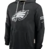 Philadelphia Eagles Black 2026 Salute To Service Hoodie
