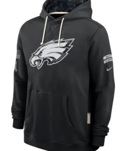 Philadelphia Eagles Black 2026 Salute To Service Hoodie