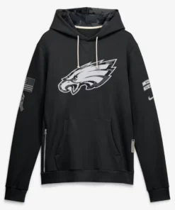 Philadelphia Eagles Black Salute To Service 2026 Hoodie