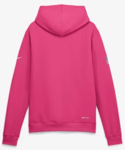 Philadelphia Eagles Pink Crucial Catch Sideline Pullover 2026 Hoodie