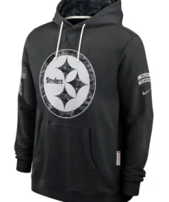 Pittsburgh Steelers Black 2026 Salute To Service Hoodie