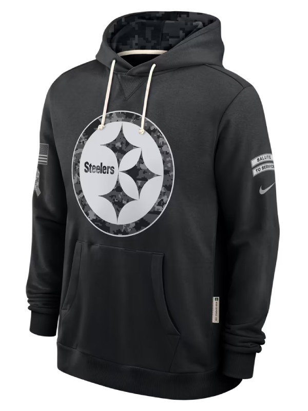 Pittsburgh Steelers Black 2026 Salute To Service Hoodie