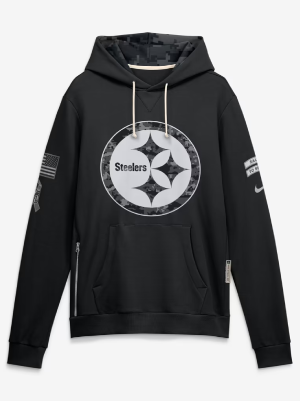 Pittsburgh Steelers Black Salute To Service 2026 Hoodie