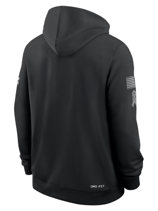 San Francisco 49ers Black 2026 Salute To Service Sideline Hoodie