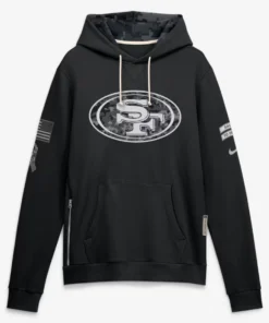 San Francisco 49ers Black Salute To Service 2026 Hoodie