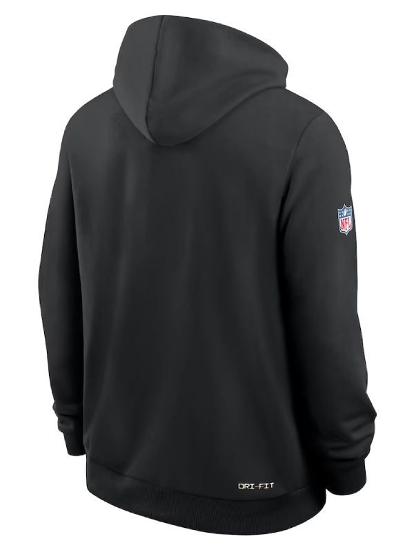 Seattle Seahawks Black 2026 Crucial Catch Sideline Pullover Hoodie