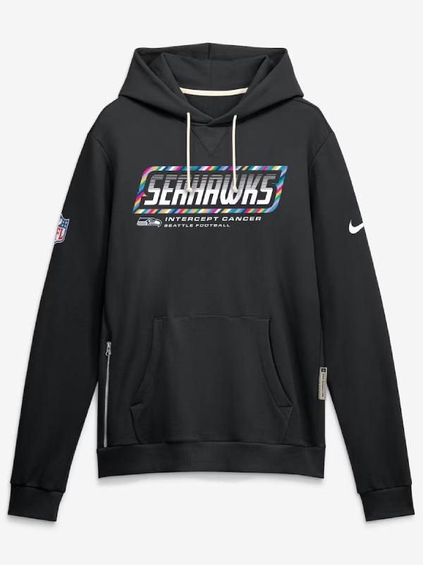 Seattle Seahawks Black Crucial Catch 2026 Hoodie