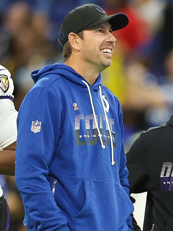Shane Steichen Indianapolis Colts Sideline 2026 Blue Hoodie