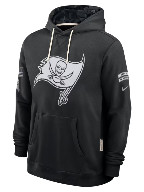 Tampa Bay Buccaneers Black 2026 Salute To Service Hoodie