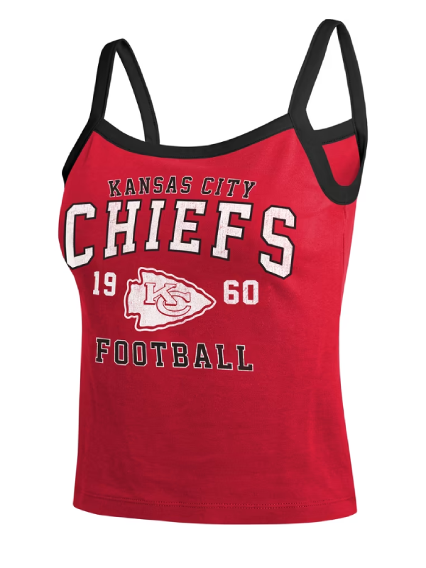 Taylor Swift Chiefs Colorblock Red Tank Top