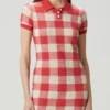 Taylor Swift Red Checked Polo Dress
