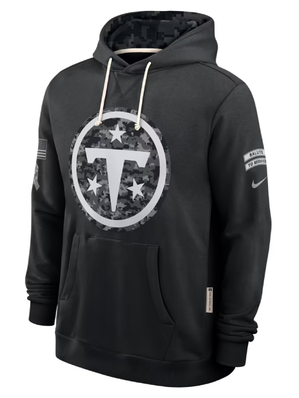Tennessee Titans Black 2026 Salute To Service Hoodie