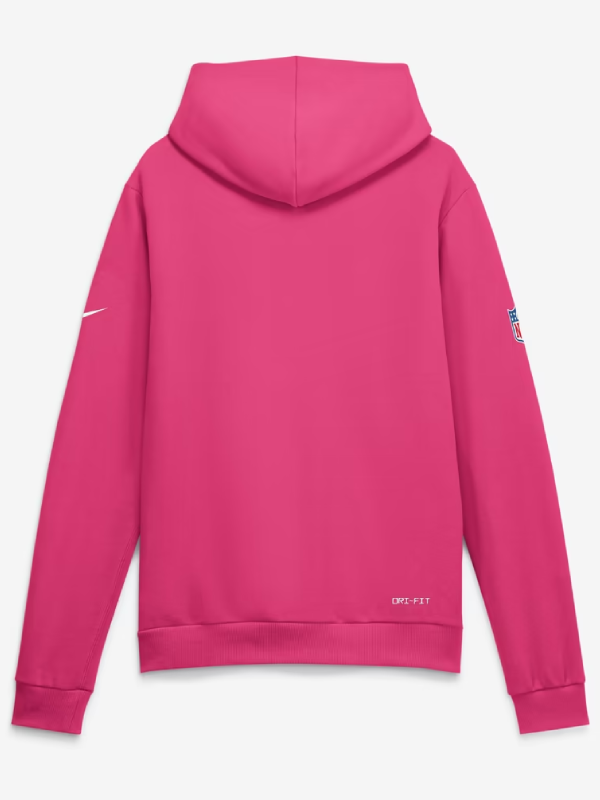 Baltimore Ravens Pink Crucial Catch Sideline Pullover 2026 Hoodie