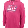 Buffalo Bills Pink 2026 Crucial Catch Hoodie