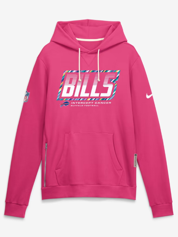Buffalo Bills Pink Crucial Catch 2026 Hoodie