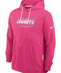 Dallas Cowboys Pink 2026 Crucial Catch Hoodie