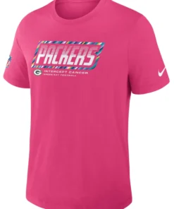 Green Bay Packers Pink 2026 Crucial Catch T-Shirt