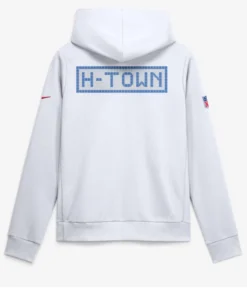 Houston Texans White Rivalries Sideline Pullover 2026 Hoodie