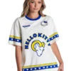 Los Angeles Rams The Wild Collective x Hello Kitty Cream T-Shirt