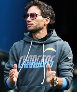 Mike McDaniel Los Angeles Chargers 2026 Grey Hoodie