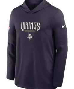 Minnesota Vikings Purple Rivalries Hooded Long Sleeve 2026 Top