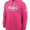 New England Patriots Pink 2026 Crucial Catch Hoodie