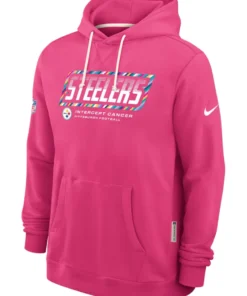 Pittsburgh Steelers Pink 2026 Crucial Catch Hoodie