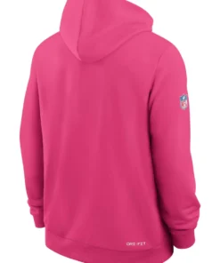 Pittsburgh Steelers Pink 2026 Crucial Catch Sideline Pullover Hoodie
