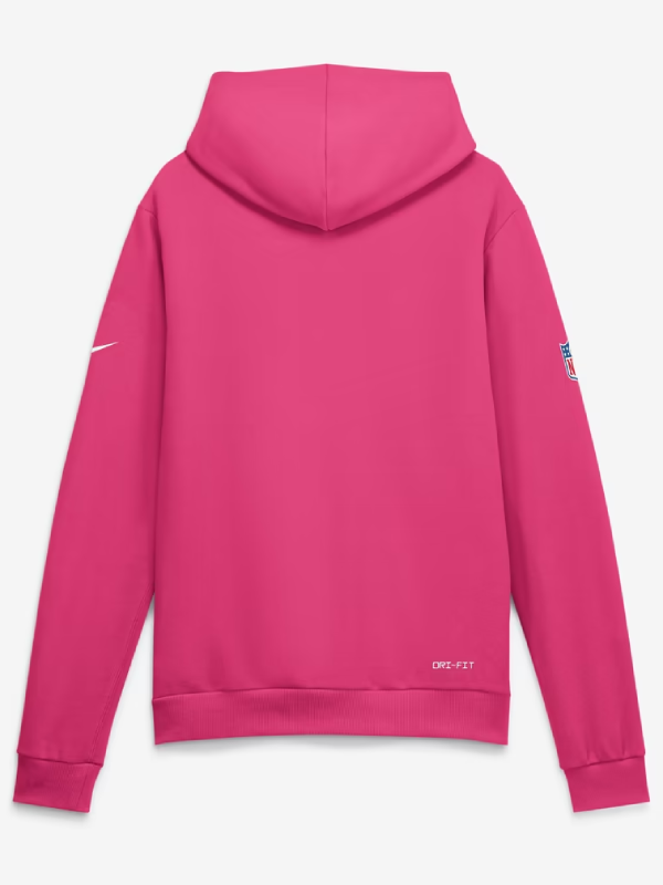 Seattle Seahawks Pink Crucial Catch Sideline Pullover 2026 Hoodie
