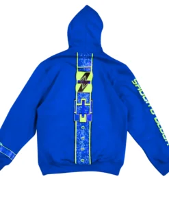 Shock O'Clock Pullover Blue Hoodie